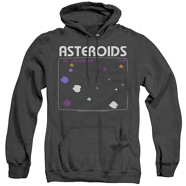  Свитер Licensed Character Atari Asteroid Short Sleeve Screen Adult Heather Hoodie Licensed Character