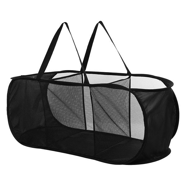 1 Pcs 100l Folding Laundry Basket Portable Hamper Basket For Bathroom Unique Bargains