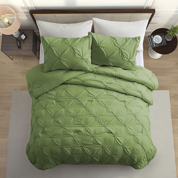 Unikome Cozy All-season Comforter-pinch Pleat Design Down-alternative Comforter Set UNIKOME