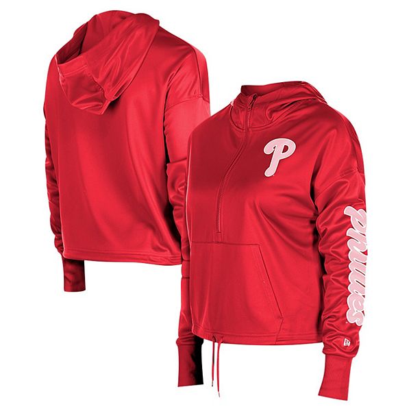 Женская Футболка New Era Красная Philadelphia Phillies Полуфутболка New Era