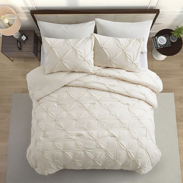 Unikome All Season Soft Down Alternative Bed Comforter- Pintuck Bed Comforter Set UNIKOME