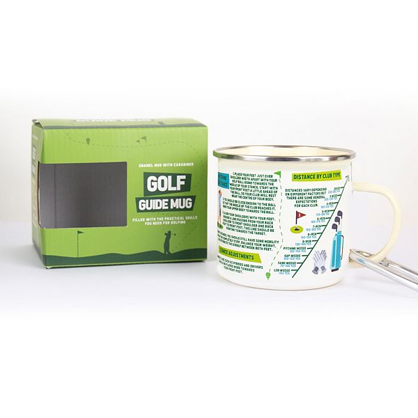 Gift Republic Golf Guide Enamel Mug Gift Republic