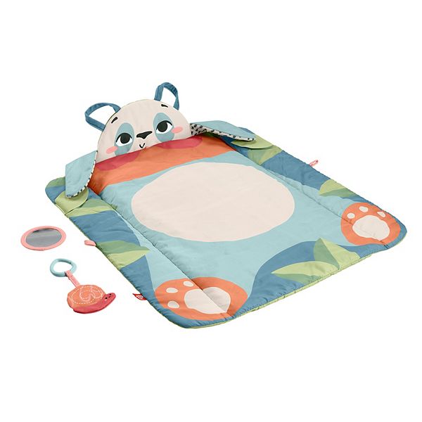 Fisher-Price Planet Friends Roly-Poly Panda Baby Activity Play Mat with 2 Toys Fisher-Price