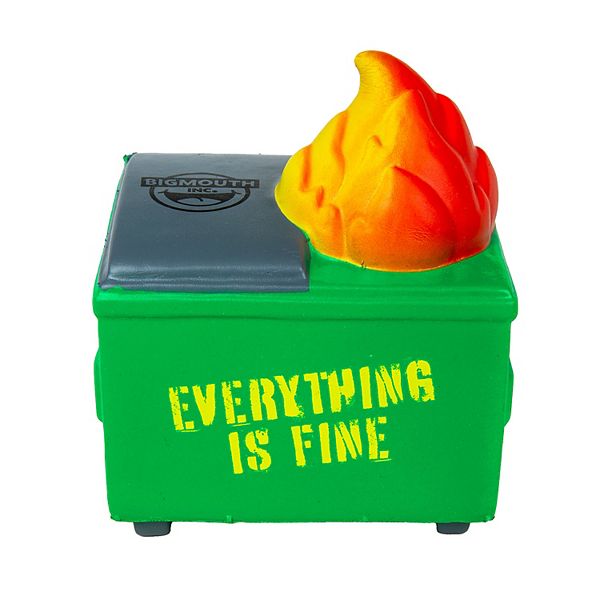 BigMouth Inc. Everything is Fine Dumpster Fire Stress Ball BIG MOUTH