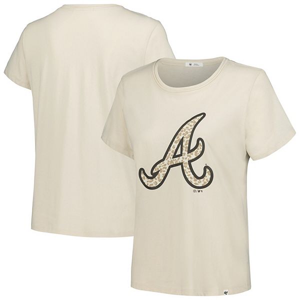 Женская Футболка '47 Atlanta Braves Imprint Frankie 47 Brand