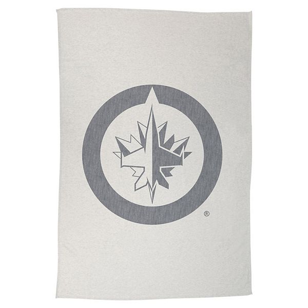 "Winnipeg Jets 54"" x 84"" Sweatshirt Blanket" Logo Brand