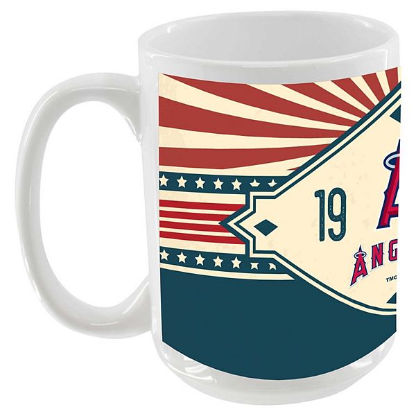 Los Angeles Angels 15oz. Americana Diamond Mug The Memory Company