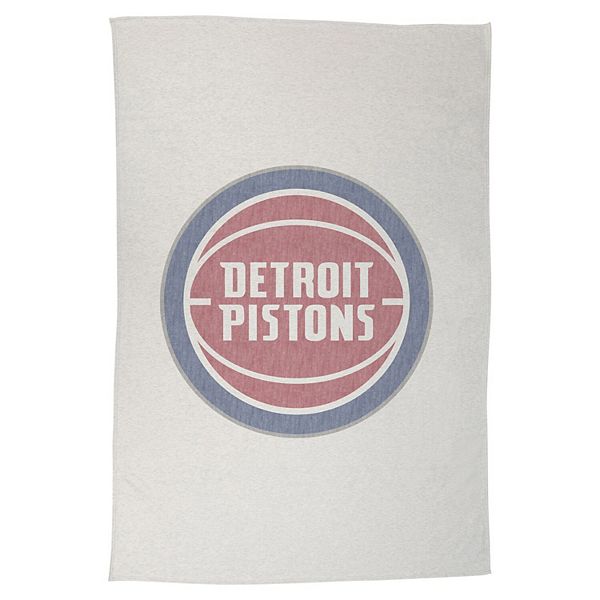 "Detroit Pistons 54"" x 84"" Sweatshirt Blanket" Logo Brand