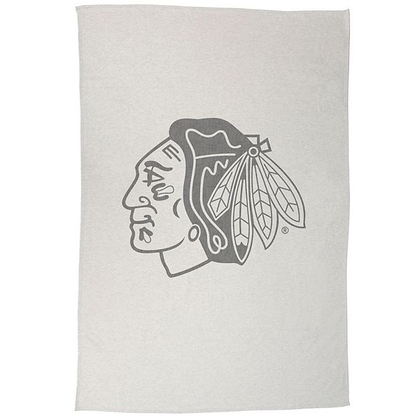 "Chicago Blackhawks 54"" x 84"" Sweatshirt Blanket" Logo Brand