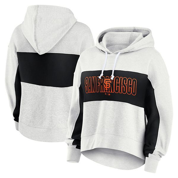 Утеплённый оверсайз худи Fanatics с капюшоном для женщин San Francisco Giants Fanatics Brands - White Label