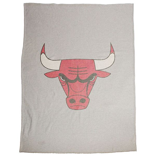 "Chicago Bulls 54"" x 84"" Sweatshirt Blanket" Logo Brand