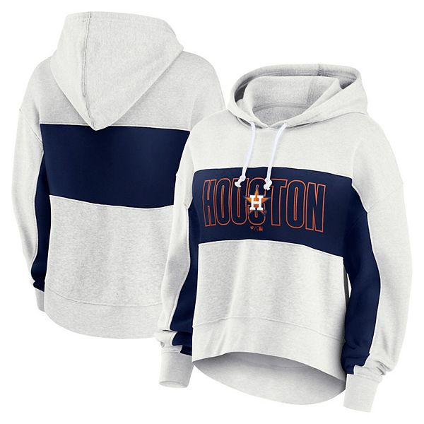 Женское флисовое худи Fanatics с капюшоном, Houston Astros, свободного кроя Fanatics Brands - White Label