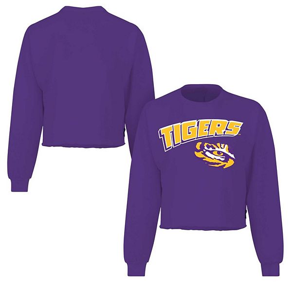 Женская Футболка Spirit Jersey Пурпурная LSU Tigers Слоучи Короткий Рукав Spirit Jersey