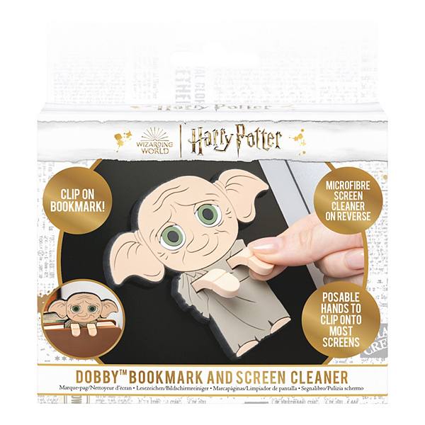 Paladone Harry Potter Dobby Clip-On Bookmark and Screen Cleaner Paladone