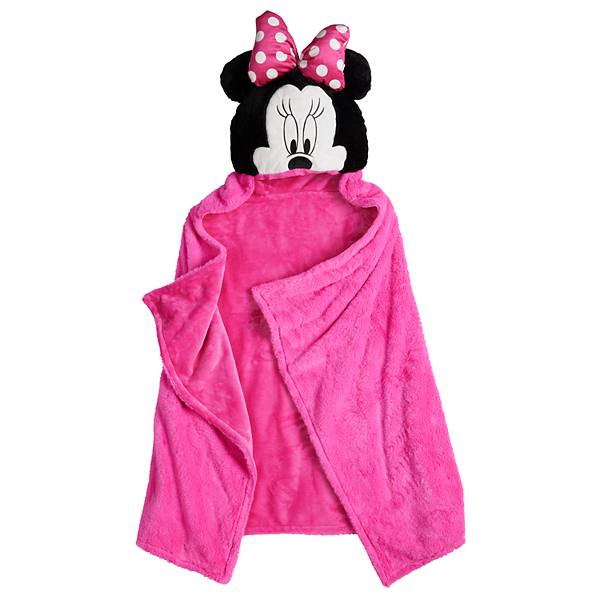 Disney's Minnie Mouse Hooded Blanket Licensed Character