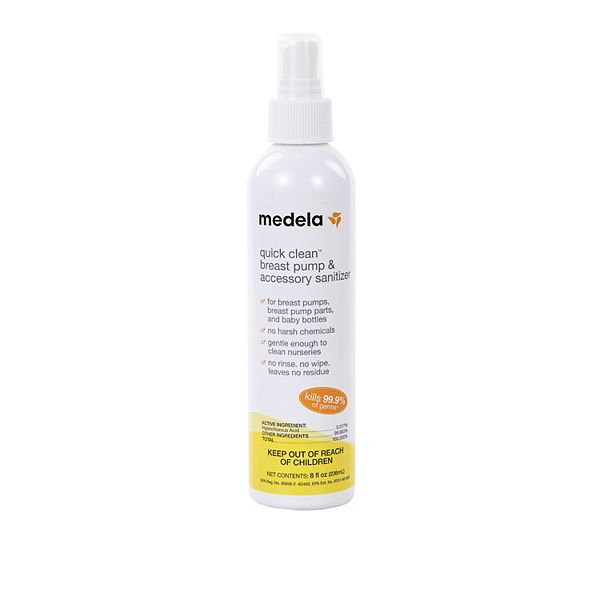 Medela Quick Clean Pump Sanitizer Spray 8oz Medela