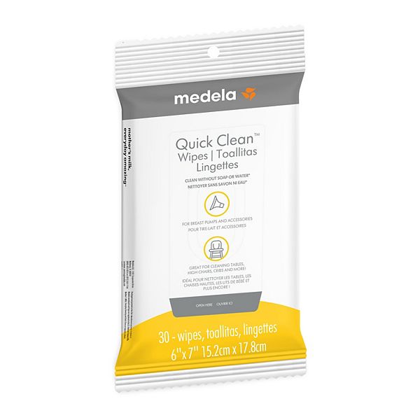 Medela Quick Clean Breast Pump & Accessory Wipes 30ct Medela