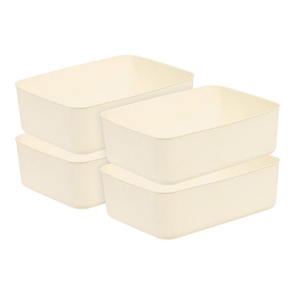 Iris 4-Pack Modern Large Storage Baskets IRIS