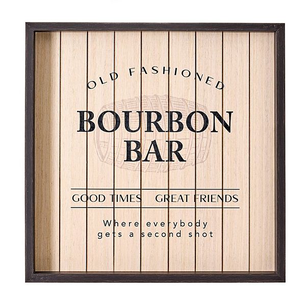 American Art Décor Framed Good Times Bourbon Bar Wall Decor American Art Décor