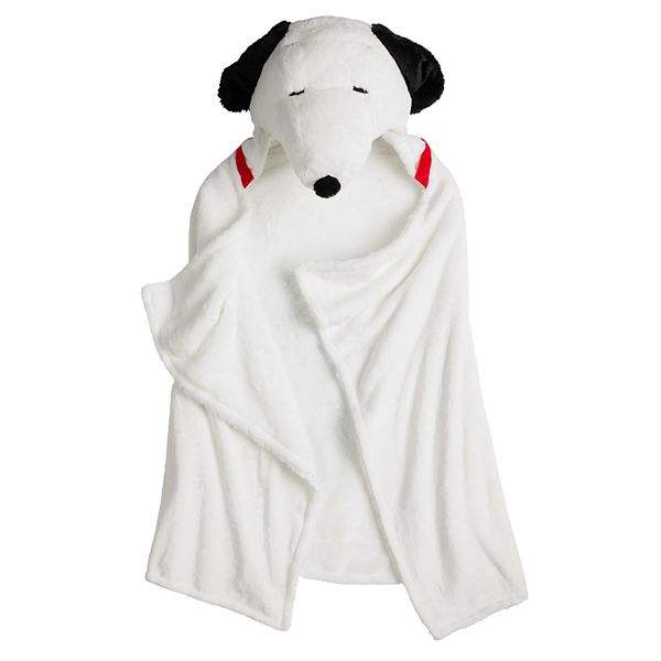 Kids Peanuts Snoopy Hooded Throw Blanket Licensed Character