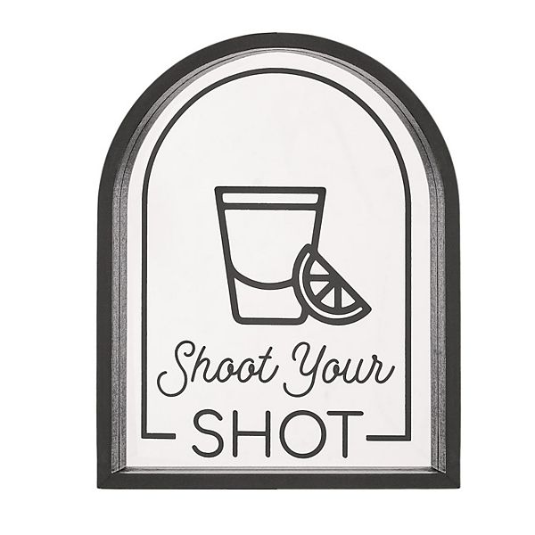 American Art Décor Shoot your Shot Printed Framed Mirror American Art Décor