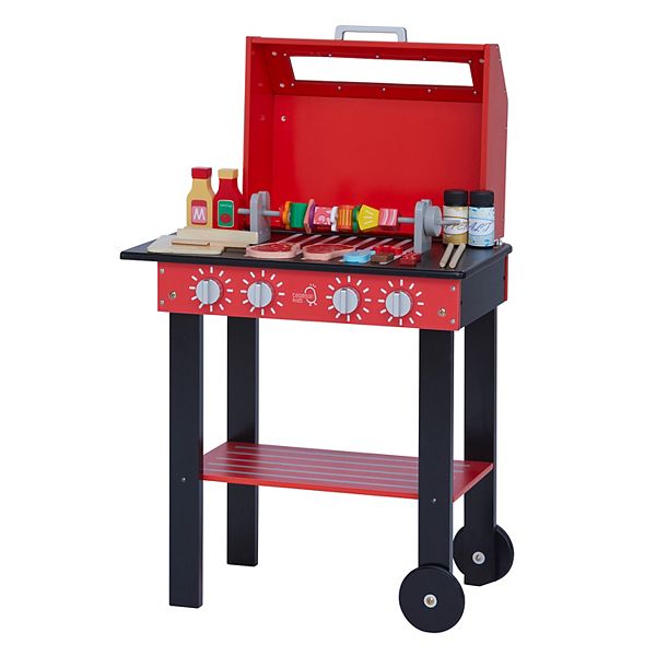 Teamson Kids Wooden BBQ Grill Play Set Teamson Kids