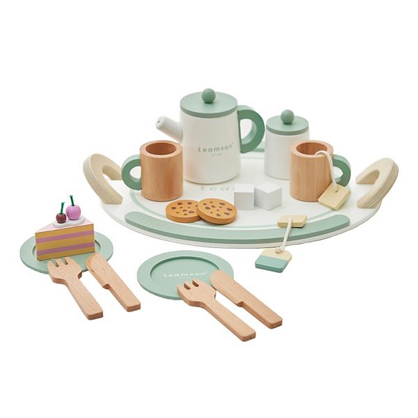 Teamson Kids 20-Piece Wooden Tea Party Playset Teamson Kids