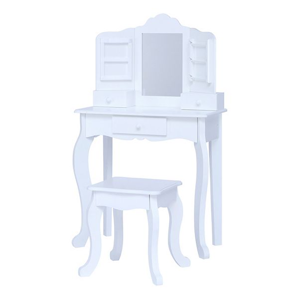 Teamson Kids Vanity Table & Stool with Storage Teamson Kids