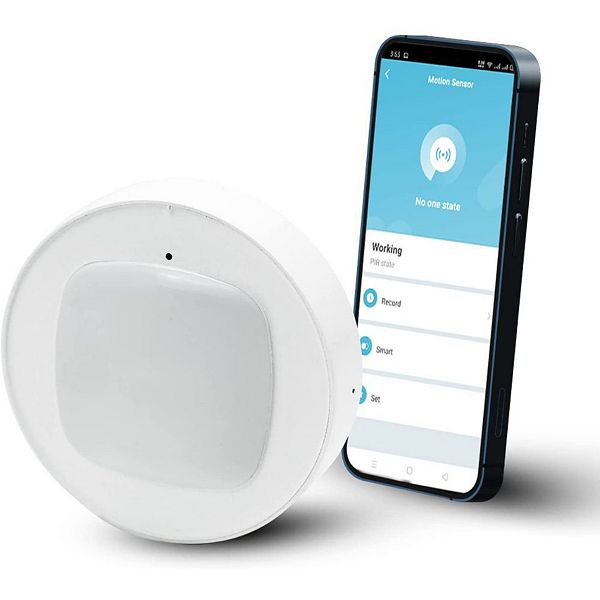 Wi-fi Motion Sensor, Detection Sensitivity Upto 9m  Battery-powered, Led Indicator For Indoor WBM Smart