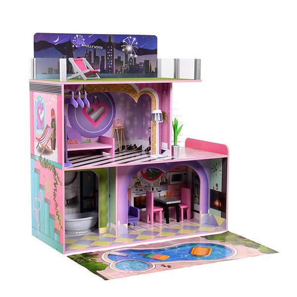 Olivia's Little World 2-Story Wooden Dollhouse Olivia's Little World