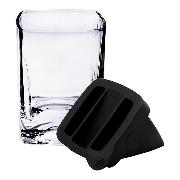 Bar Crafters Whiskey Ice Wedge Glass Bar Crafters