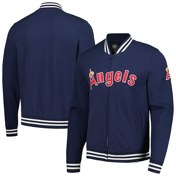 Мужская Повседневная куртка '47 Navy Los Angeles Angels Wax Pack Pro Camden на молнии Unbranded