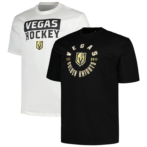 Мужской комплект из 2 футболок Fanatics Vegas Golden Knights с короткими рукавами Fanatics Brands - White Label