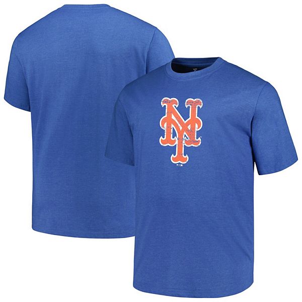 Мужская Футболка Profile Heather Royal New York Mets Big & Tall Profile