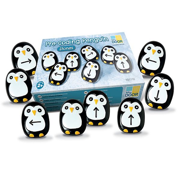 Yellow Door 18-pc. Pre-Coding Penguin Stones Set Yellow Door