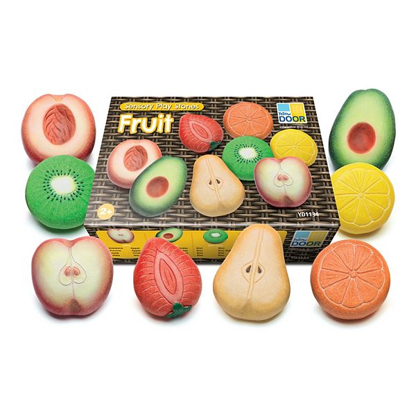 Yellow Door Fruit Sensory Play Stones Yellow Door