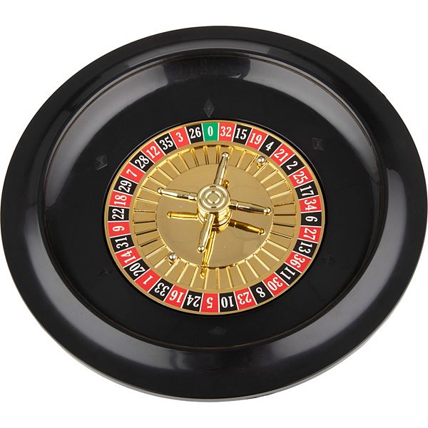 10-inch Roulette Wheel With 2 Roulette Balls Trademark Games