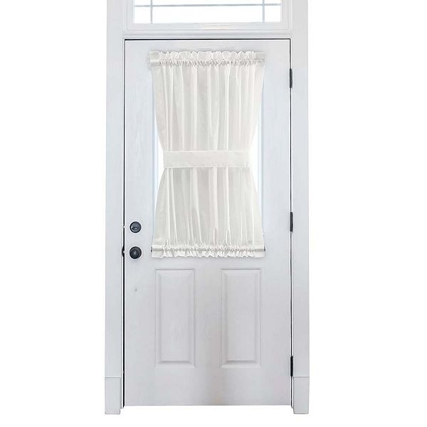 Stacey 1.5" Rod Pocket High Quality Fabric Solid Color Door Panel Ellis Curtain