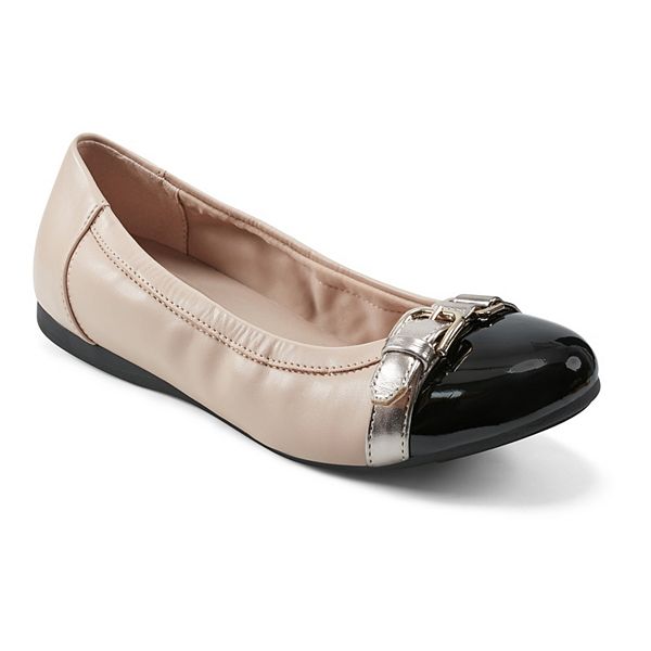 Easy Spirit Kenna Cap-Toe Ornament Women's Ballet Flats Easy Spirit