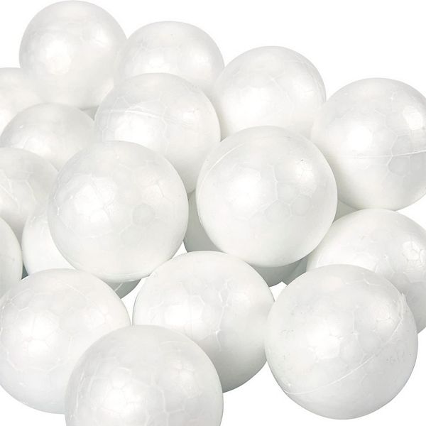 Small Foam Balls For Crafts (1.9 In, 24 Pack) Juvale