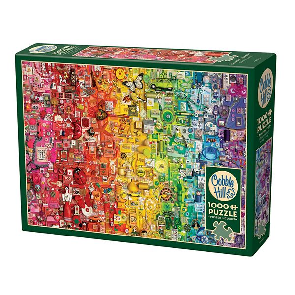 Cobble Hill 1000 Piece Puzzle: Colourful Rainbow Outset Media