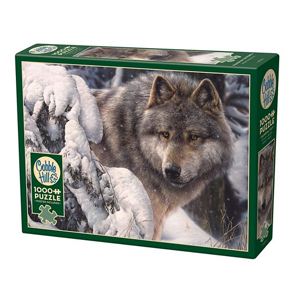 Outset Media Cobble Hill 1000 Piece Puzzle: Wolf Master Of The North Outset Media