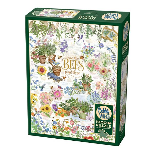 Cobble Hill 1000 Piece Puzzle: Save the Bees Outset Media