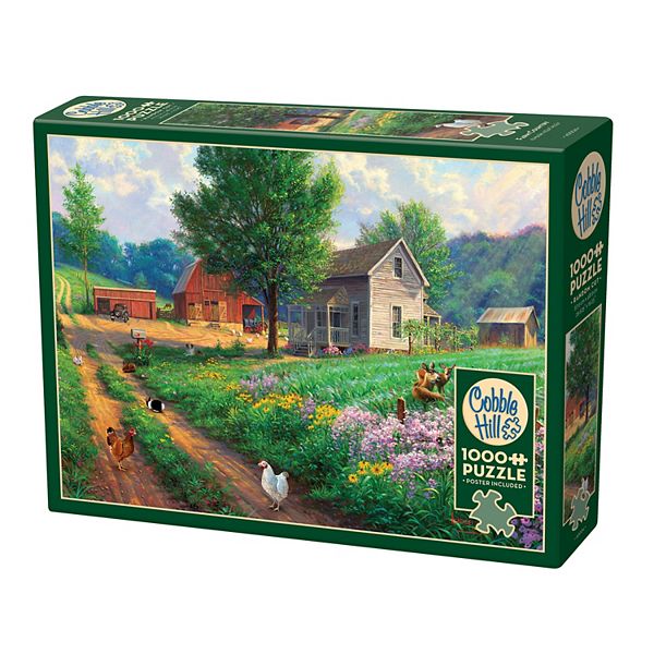 Outset Media Cobble Hill 1000 Piece Puzzle: Country Farm Outset Media