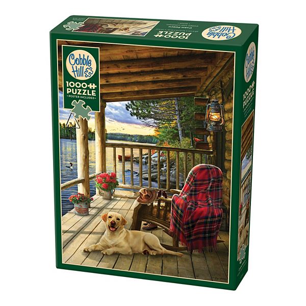 Cobble Hill 1000 Piece Puzzle: Cabin Porch Outset Media