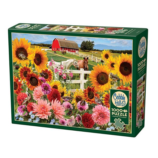 Cobble Hill 1000 Piece Puzzle: Sunflower Farm Outset Media