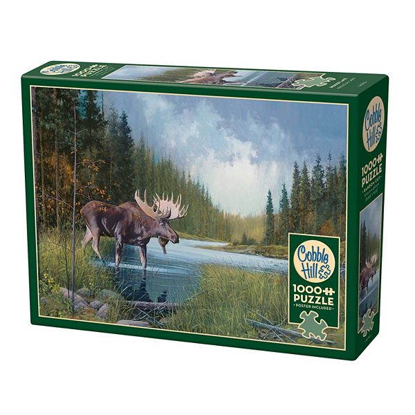 Cobble Hill 1000 Piece Puzzle: Moose Lake Outset Media