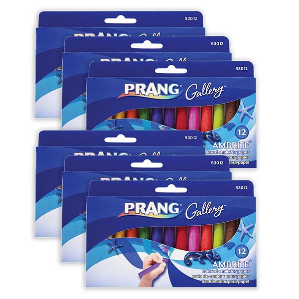 Dixon Prang 12-pc. Ambrite Paper Chalk 6-pk. Dixon