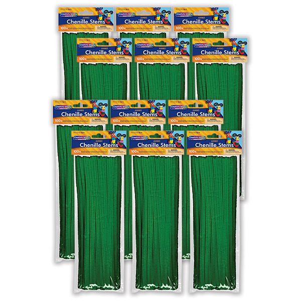 Dixon Creativity Street 100-pc. Dark Green Jumbo Stems Set 12-pk. Dixon