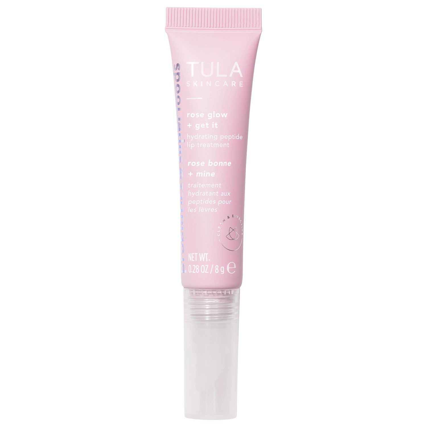 TULA Skincare Rose Glow + Get It Hydrating Peptide Lip Treatment TULA Skincare